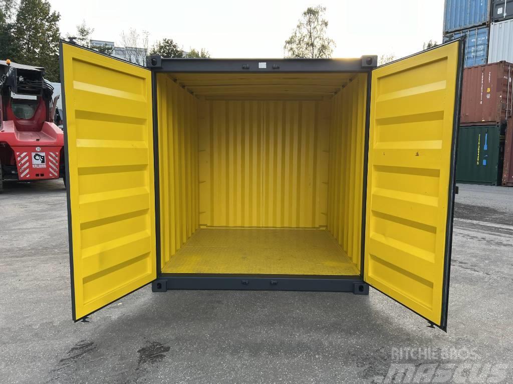  10' DV Materialcontainer Stahlfußboden, LockBox Förrådscontainers