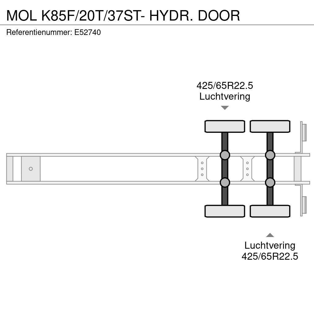 MOL K85F/20T/37ST- HYDR. DOOR Tipptrailer