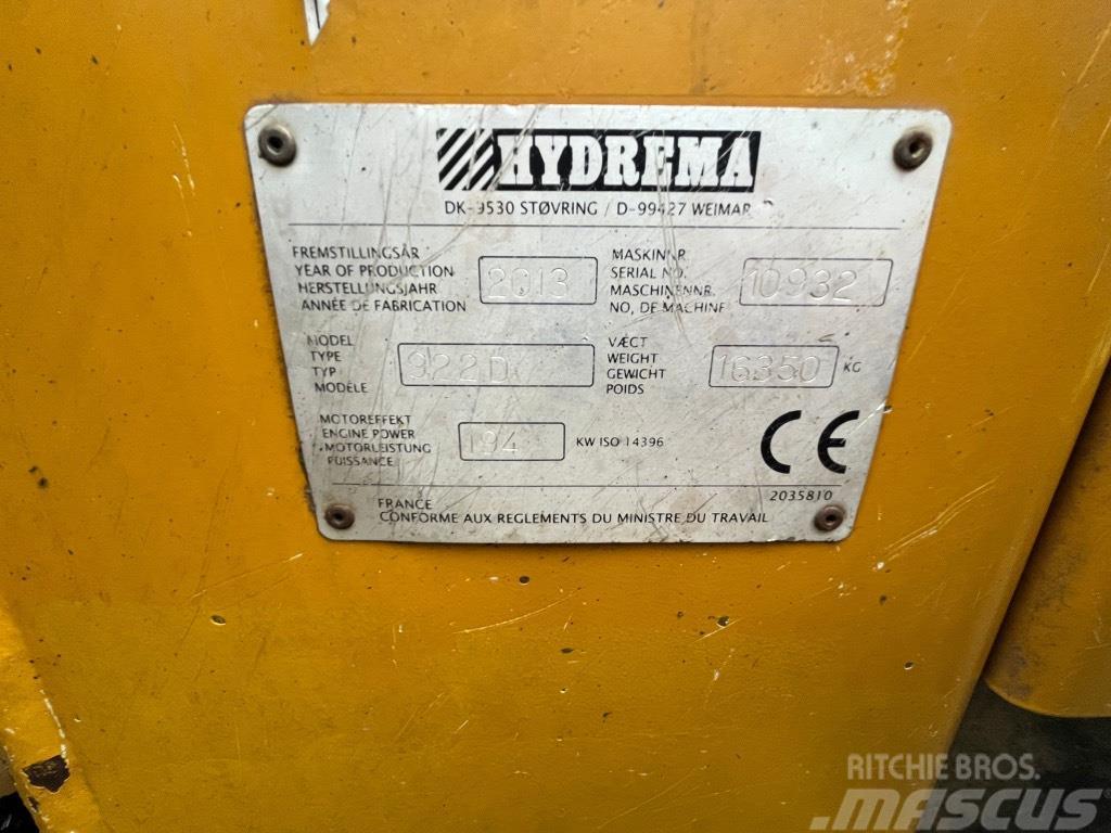 Hydrema 922 D Midjestyrd dumper
