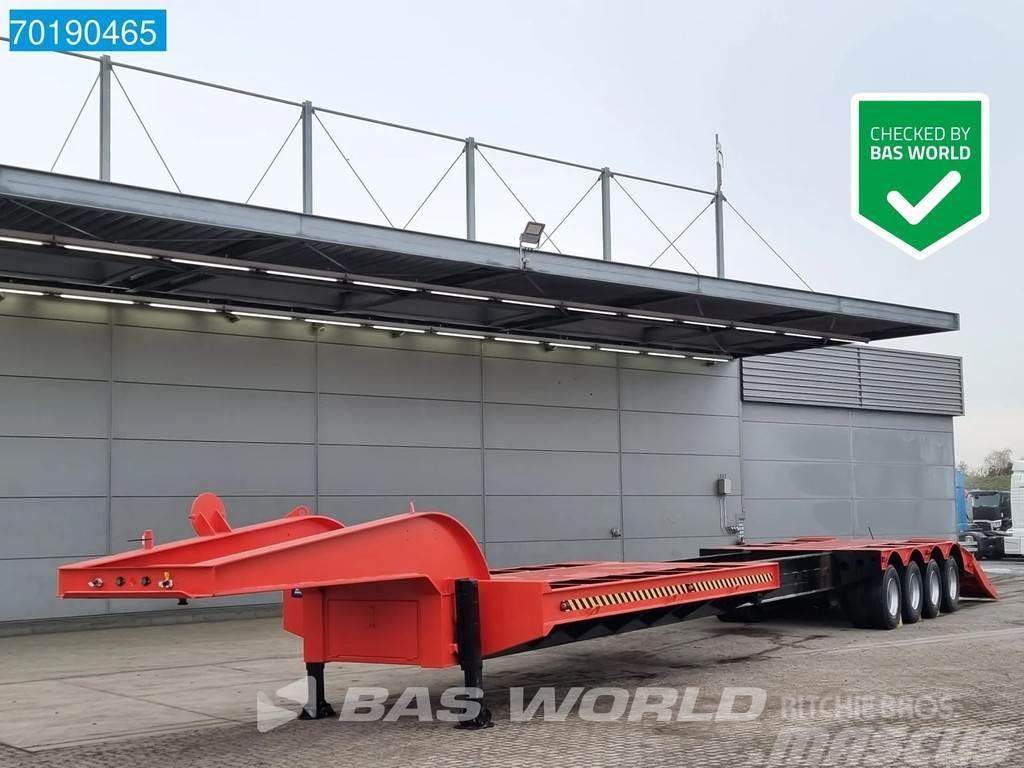  Secsan UNUSED Heavy-Duty 98.000KG 450cm Extendable Låg lastande semi trailer