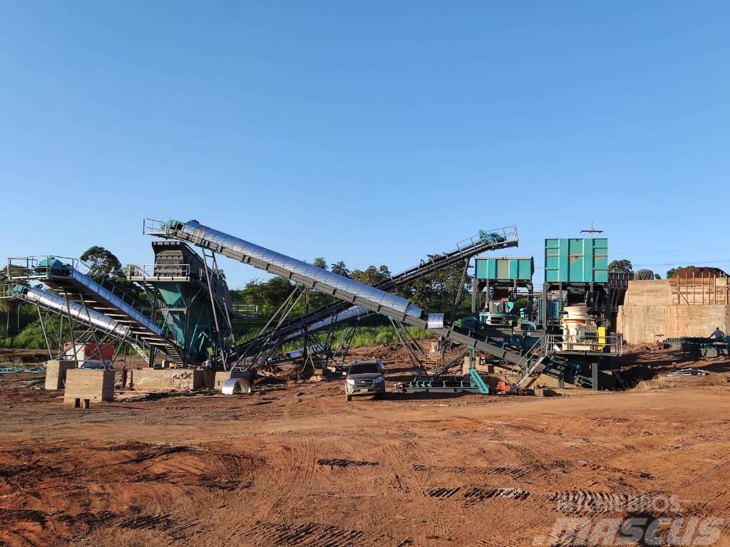Constmach Stationary Stone Crusher Plant 300 T/H Krossar