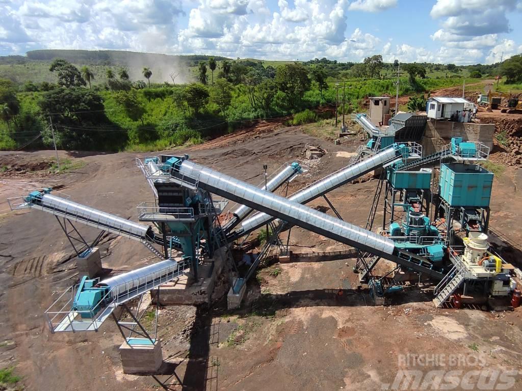 Constmach Stationary Stone Crusher Plant 300 T/H Krossar