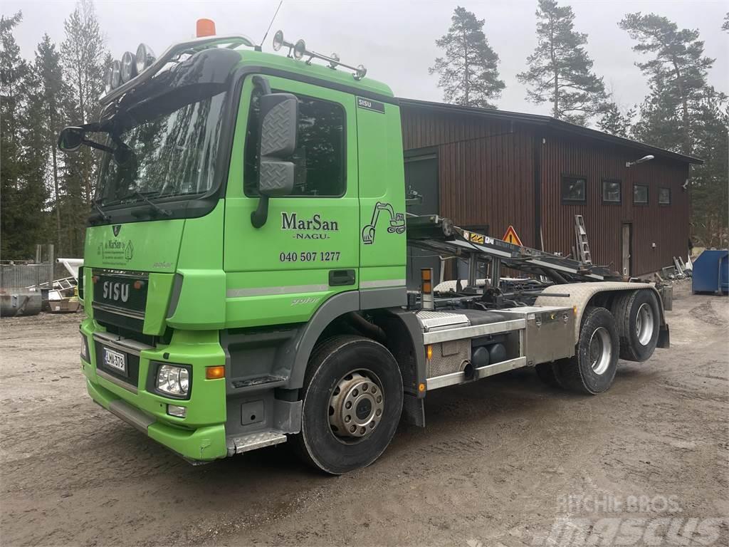 Sisu Polar DK 12-476 6x2 vaihtolava-auto Lastväxlare med kabellift