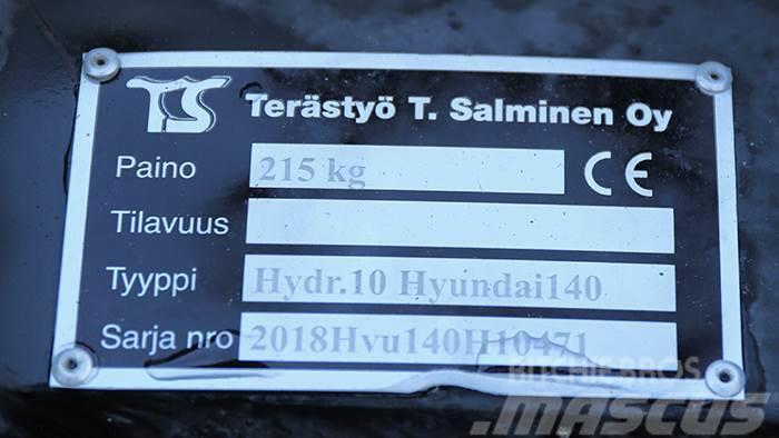  Terästyö T. Salminen HYDRAULINEN PUOMINPÄÄN LIITIN Redskapsfäste/ adaptrar