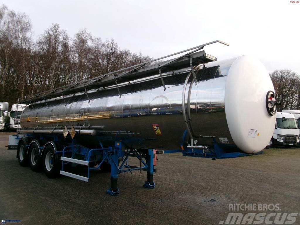 Magyar Chemical ACID tank inox L10BN 20.5 m3 / 1 comp Tanktrailer