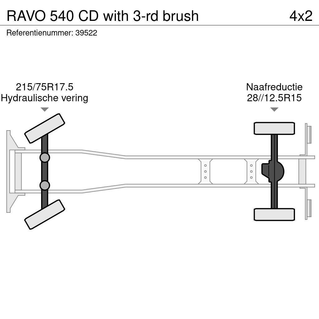 Ravo 540 CD with 3-rd brush Sopmaskiner