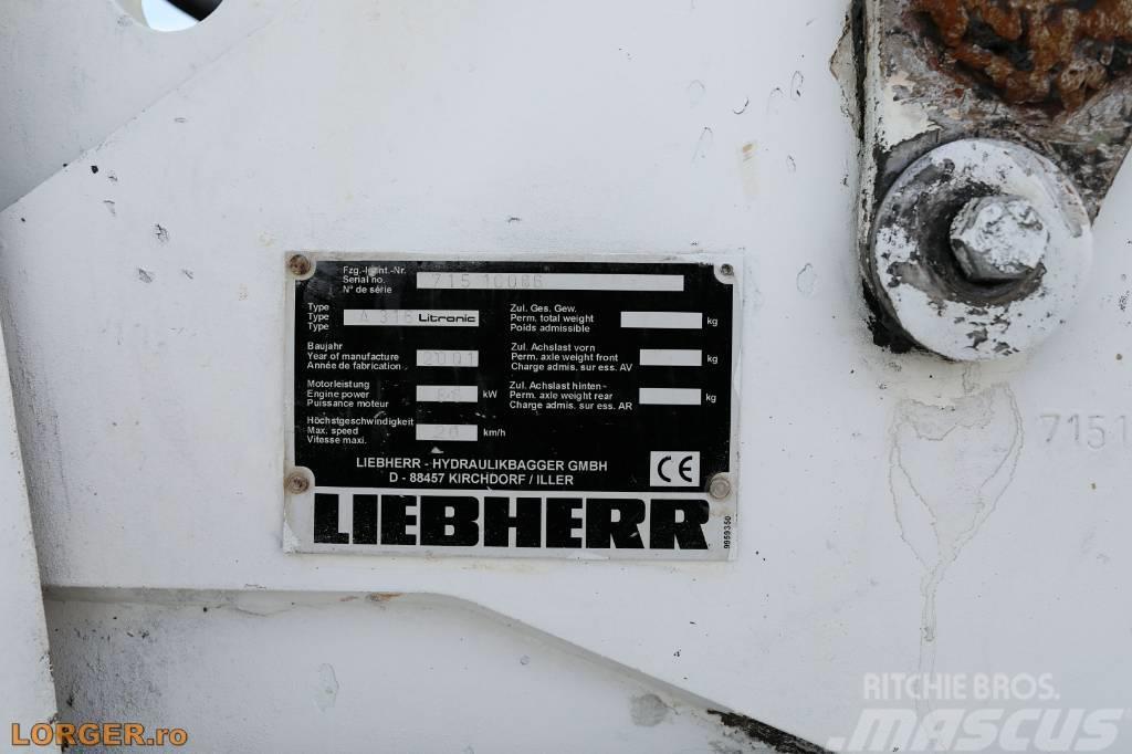 Liebherr A 316 Litronic Hjulgrävare