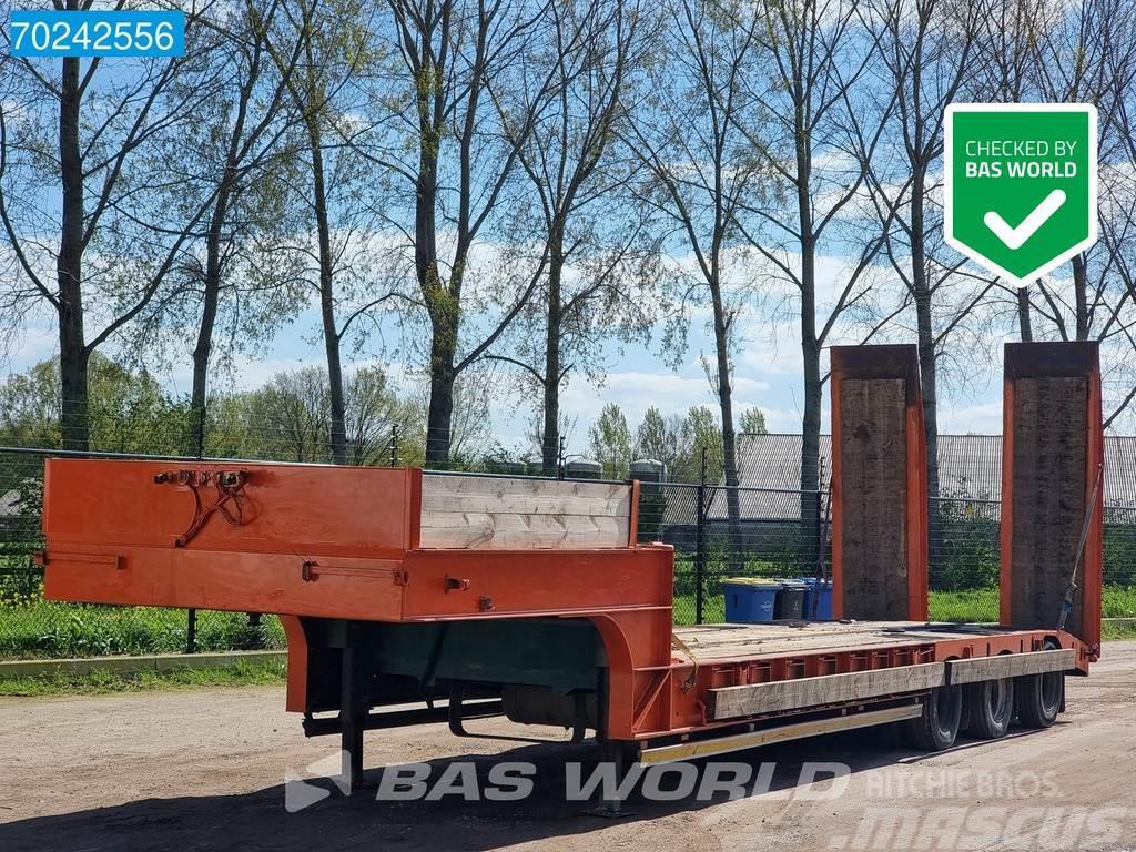 Gheysen & Verpoort S4631A Lenkachse Låg lastande semi trailer