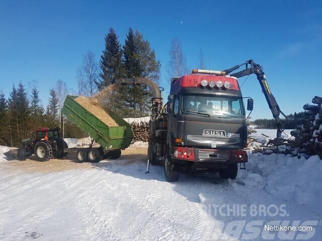 Heinola 1310 RML -Chipper:  SISU 18/630 6x4 -Truck Flishuggar