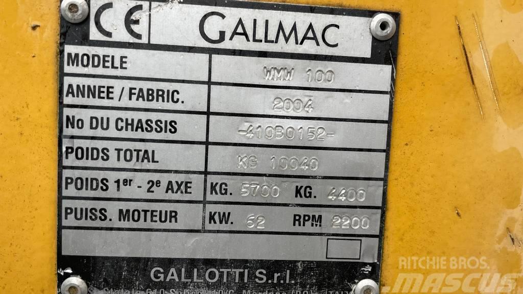 Gallmac WMW 100 Hjulgrävare