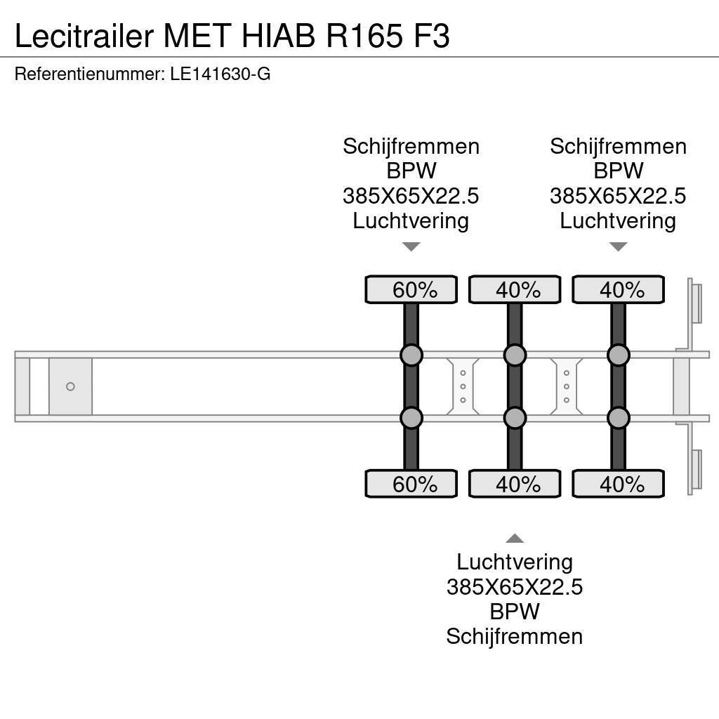 Lecitrailer MET HIAB R165 F3 Flaktrailer