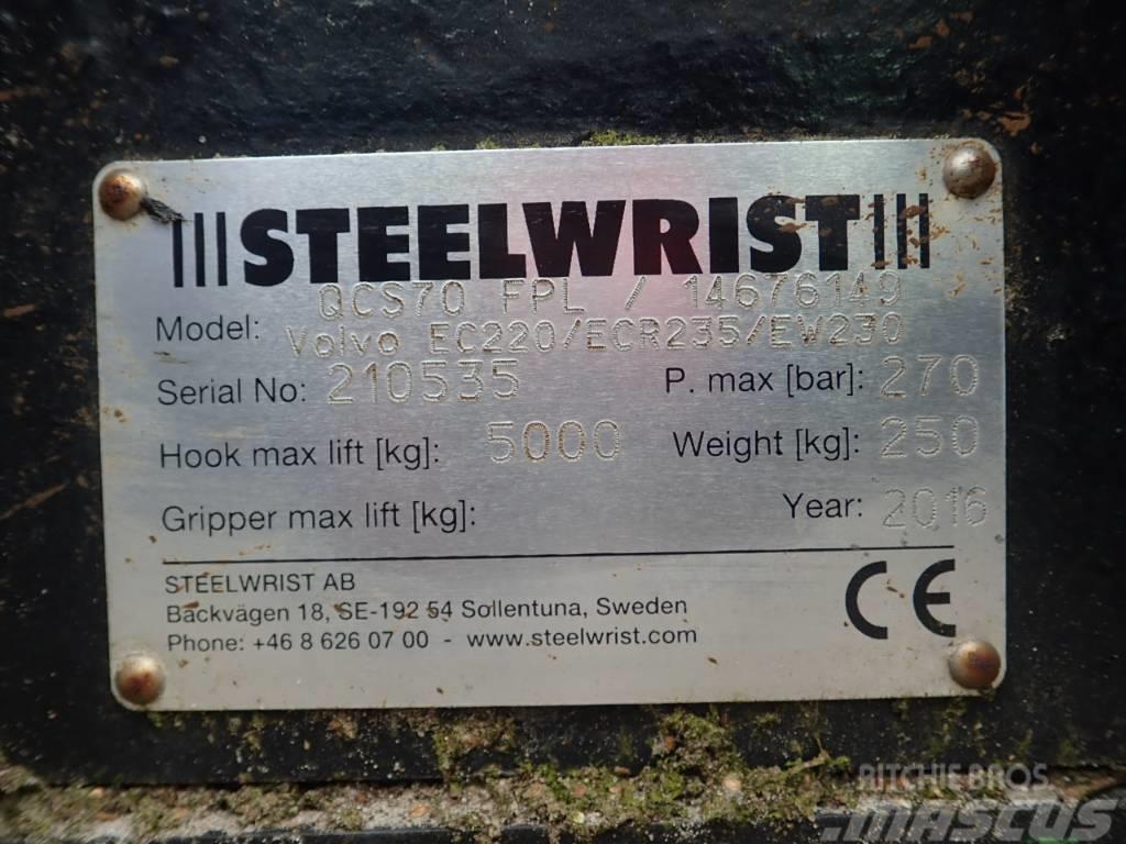Steelwrist hydr. Schnellwechsler S70 mit Lasthaken passend fü Redskapsfäste/ adaptrar