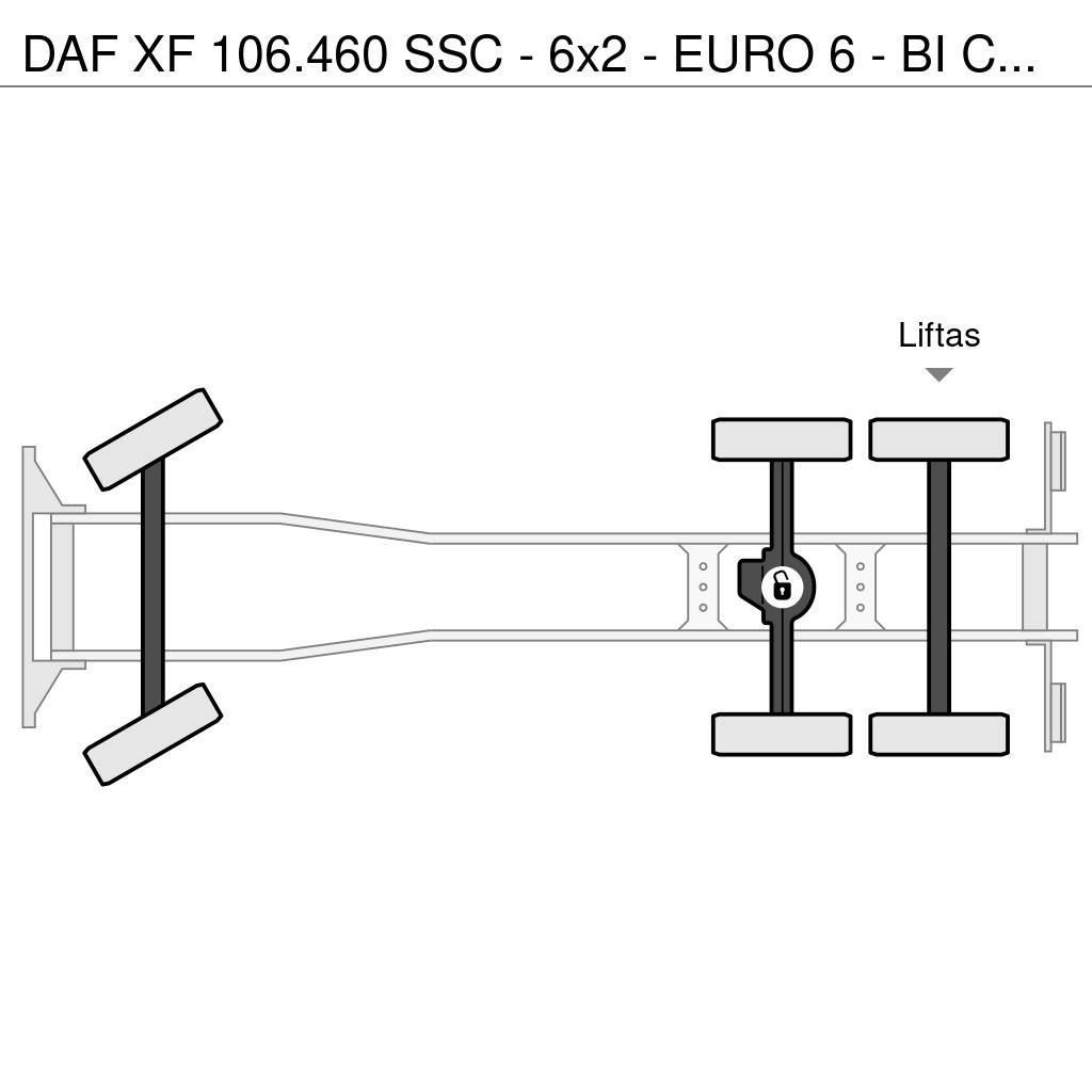 DAF XF 106.460 SSC - 6x2 - EURO 6 - BI COOL- VERY GOOD Flakbilar