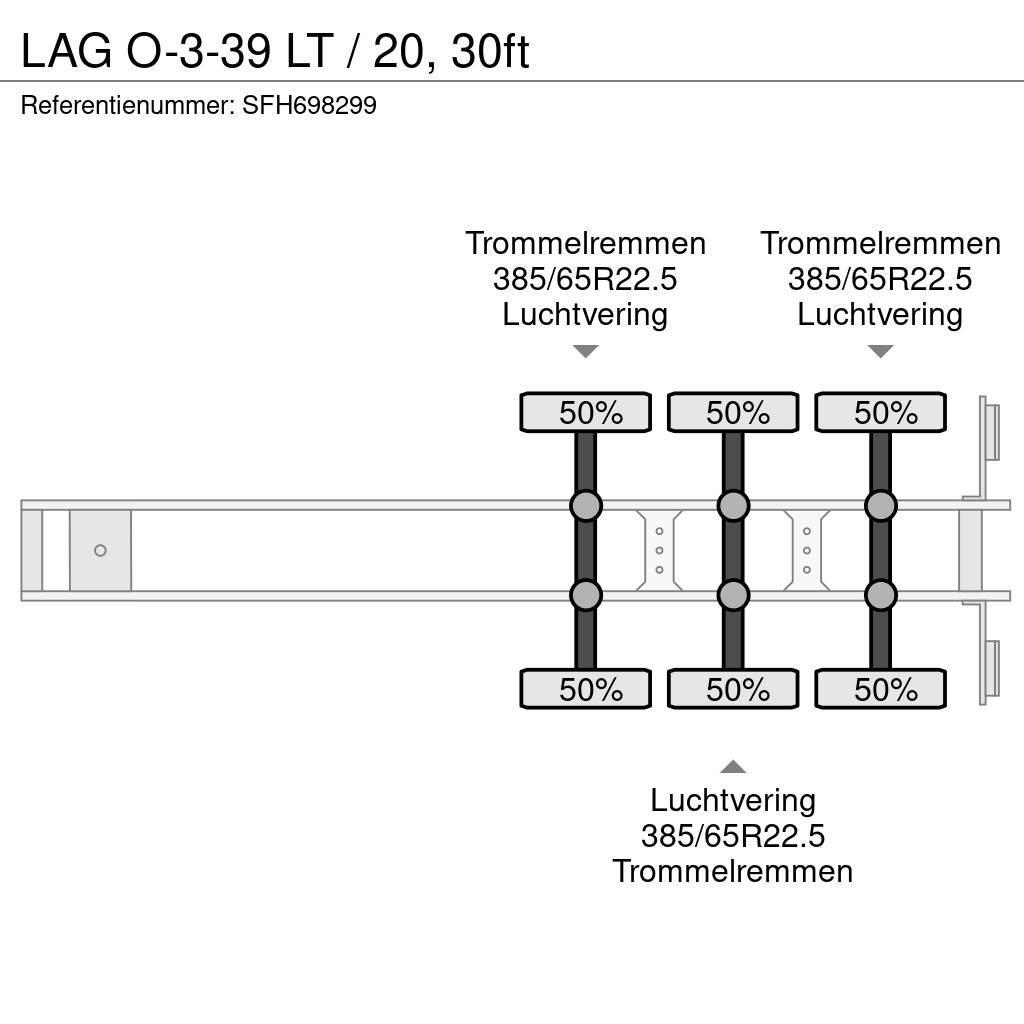 LAG O-3-39 LT / 20, 30ft Containertrailer