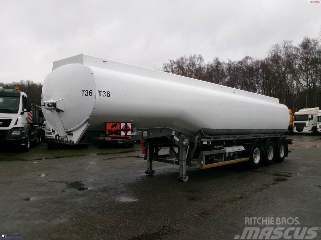  Crane Fruehauf Fuel tank alu 39 m3 / 1 comp + pump Tanktrailer