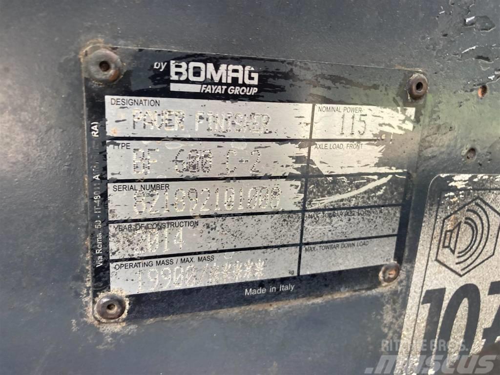 Bomag BF 600 C-2 S500 NON-CE Asfaltsläggningsmaskiner