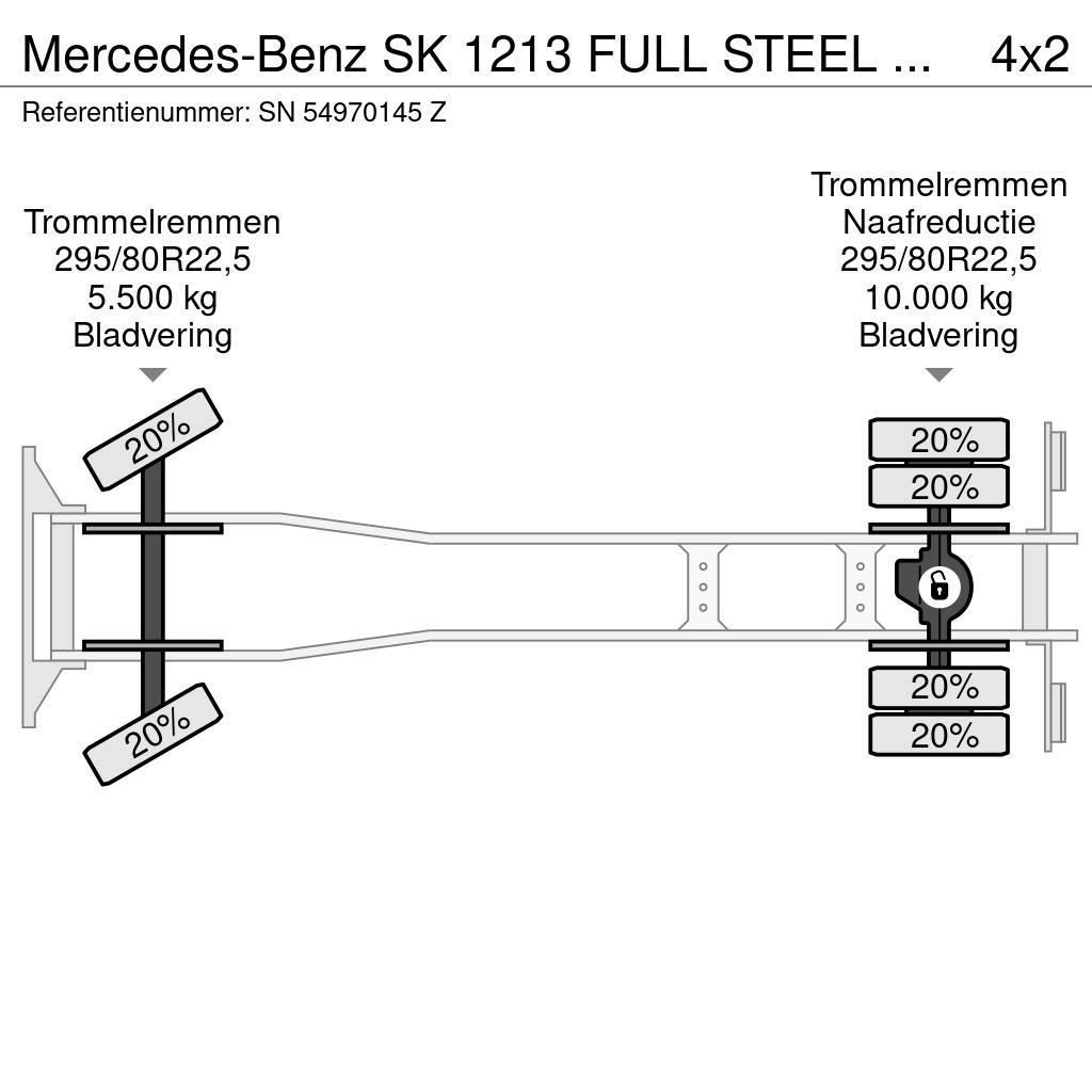 Mercedes-Benz SK 1213 FULL STEEL MEILLER KIPPER (MANUAL GEARBOX Tippbilar