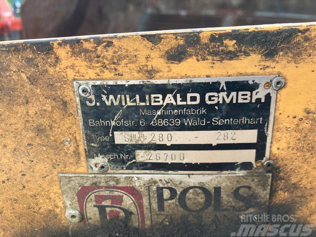 Willibald SHU 280 - 282 Monterade och påhängda gräsklippare