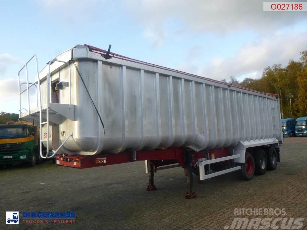 Montracon Tipper trailer alu 53.6 m3 + tarpaulin Tipptrailer