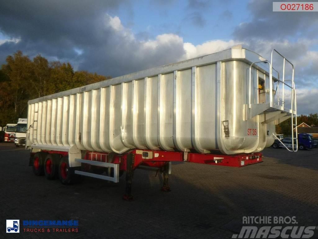 Montracon Tipper trailer alu 53.6 m3 + tarpaulin Tipptrailer