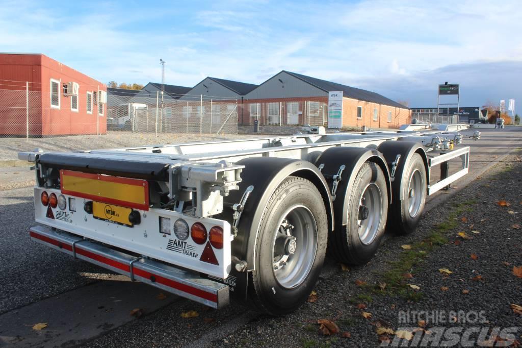 AMT CO310 - Container chassis med udskud i bag Containertrailer