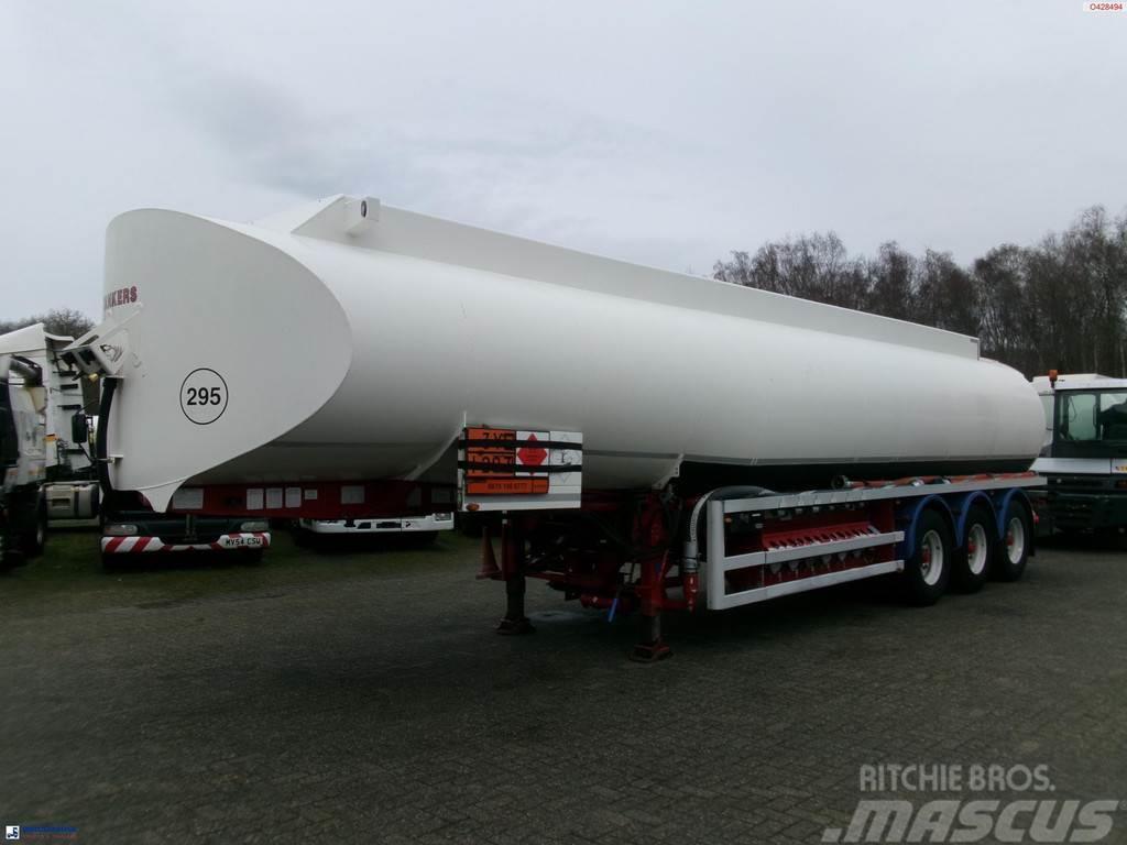  Lakeland Fuel tank alu 42.8 m3 / 6 comp + pump Tanktrailer