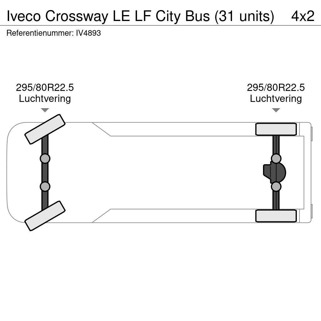 Iveco Crossway LE LF City Bus (31 units) Linjebussar