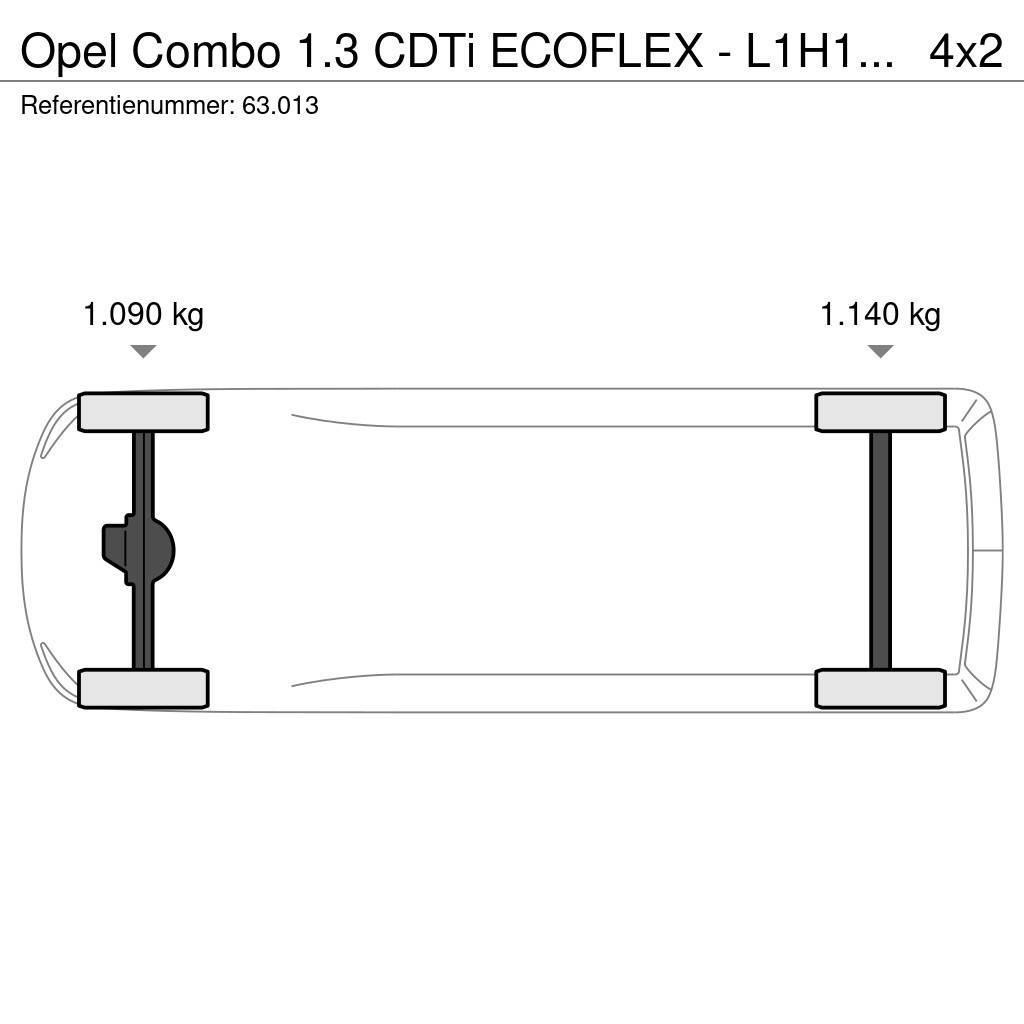 Opel Combo 1.3 CDTi ECOFLEX - L1H1 - AC - Cruise - Hook Lätta lastbilar