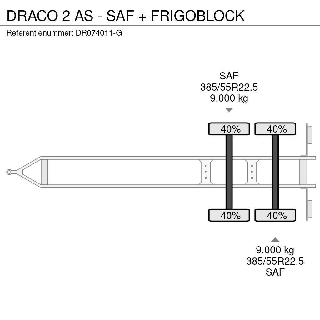 Draco 2 AS - SAF + FRIGOBLOCK Skåpsläp Kyl/fry/Värme