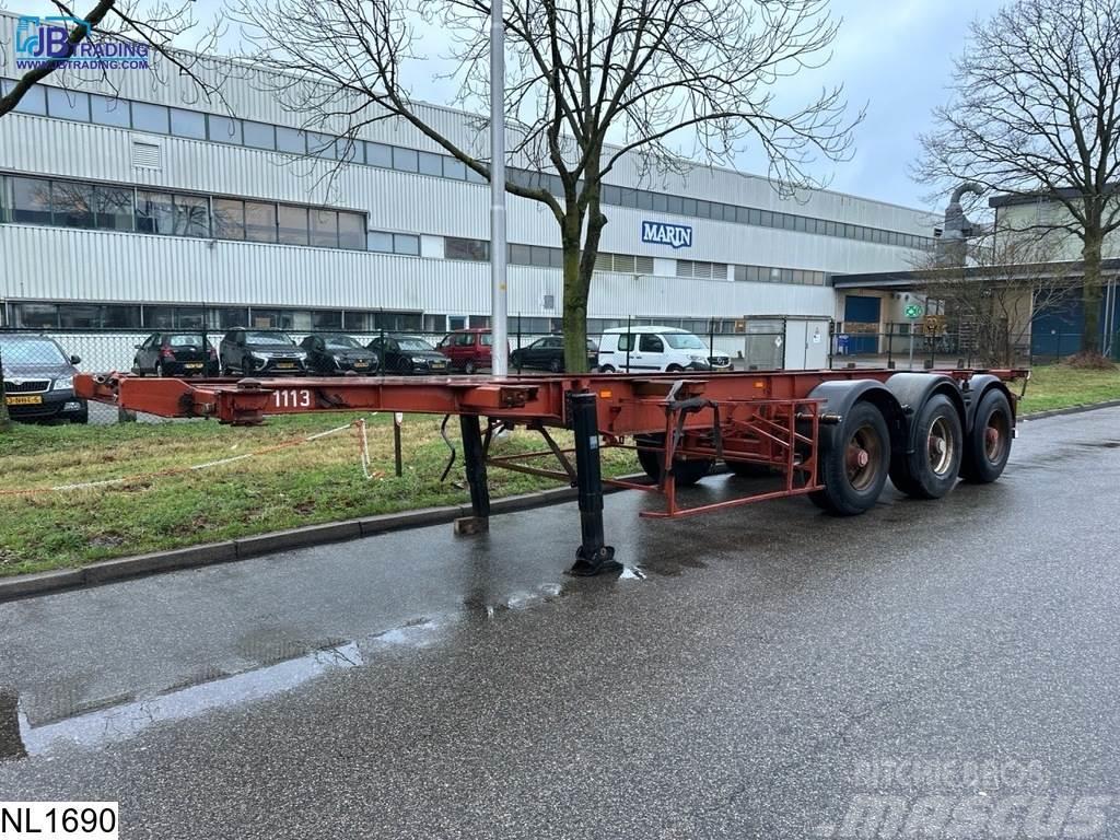 Fruehauf Chassis 10, 20, 30, FT container transport Containertrailer