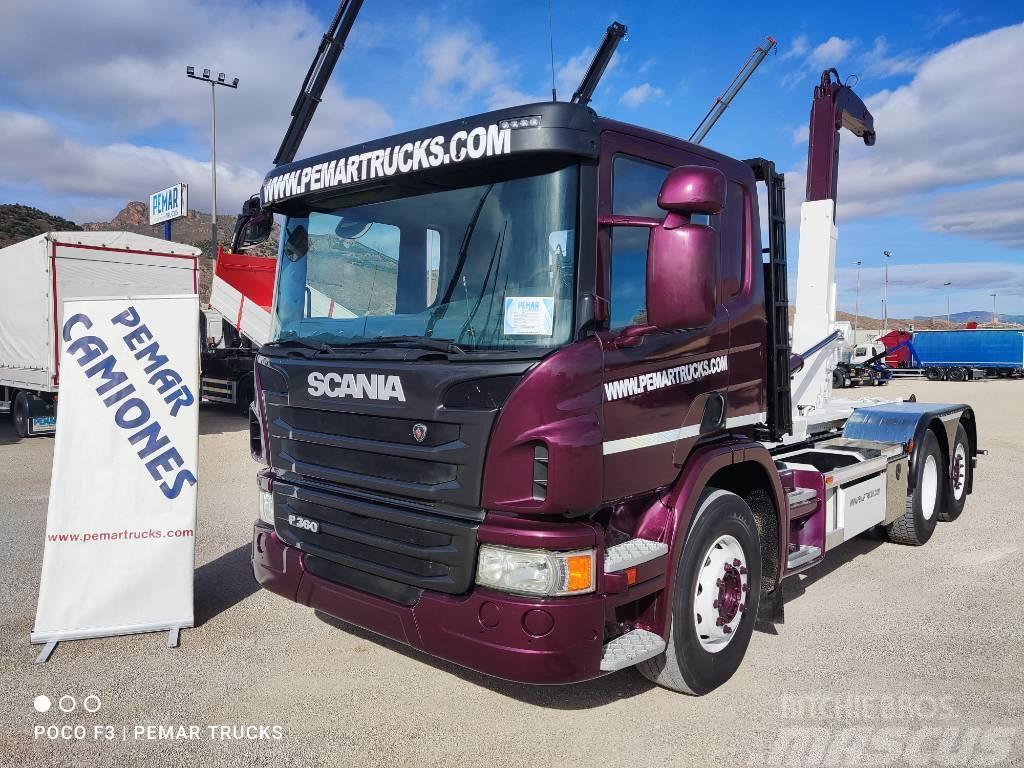 Scania P 360 6X2 MULTILIFT Lastväxlare med kabellift