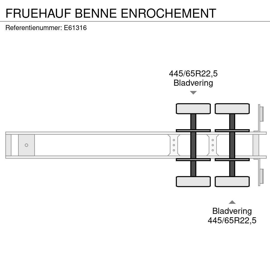 Fruehauf BENNE ENROCHEMENT Tipptrailer