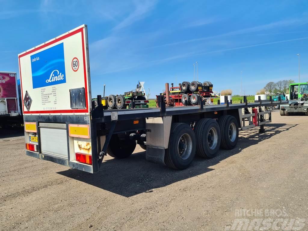 Burg Bpo 12-27 | 3 axle gas container trailer | Bpw dru Flaktrailer