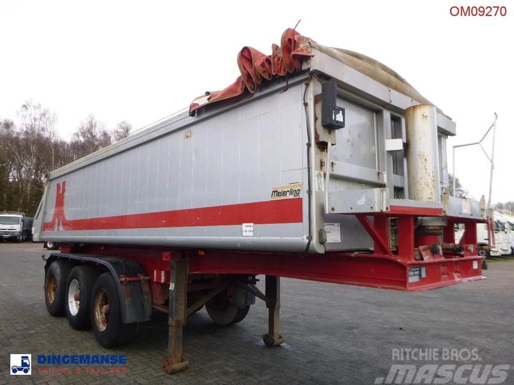 Meierling Tipper trailer alu 21 m3 + tarpaulin Tipptrailer