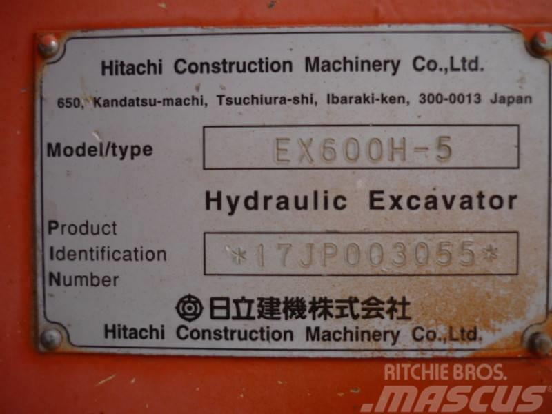 Hitachi EX 600 H-5 Bandgrävare