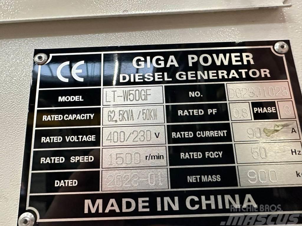  Giga power LT-W50-GF 62.5KVA silent set Övriga generatorer