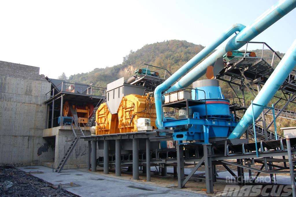 Kinglink 300TPH limestone crushing and sand production line Sammanlagd utrustning