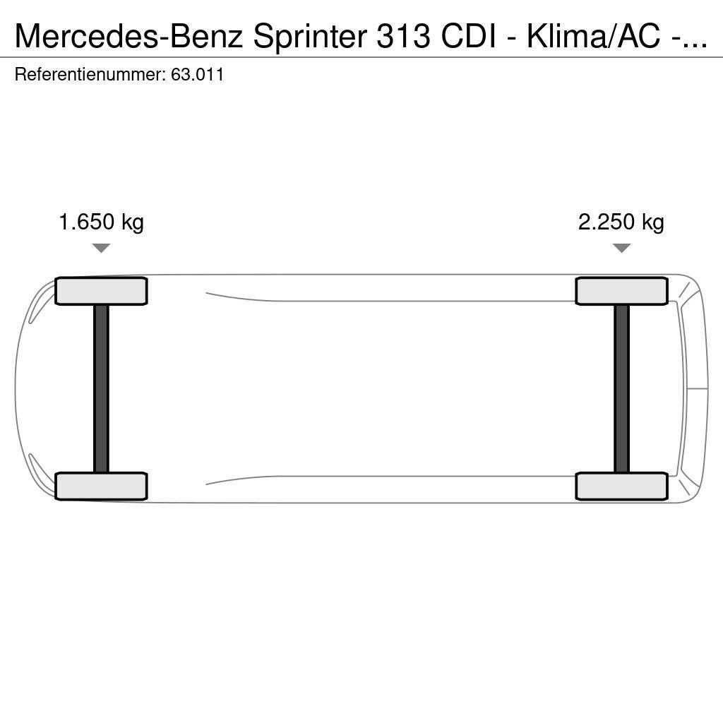 Mercedes-Benz Sprinter 313 CDI - Klima/AC - Joly B9 crane - 5 se Flakbilar/Pickuper