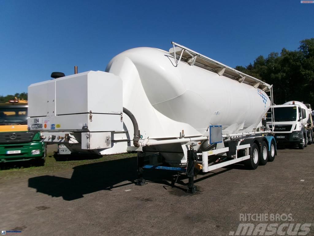 Spitzer Powder tank alu 43 m3 / 1 comp + compressor Tanktrailer