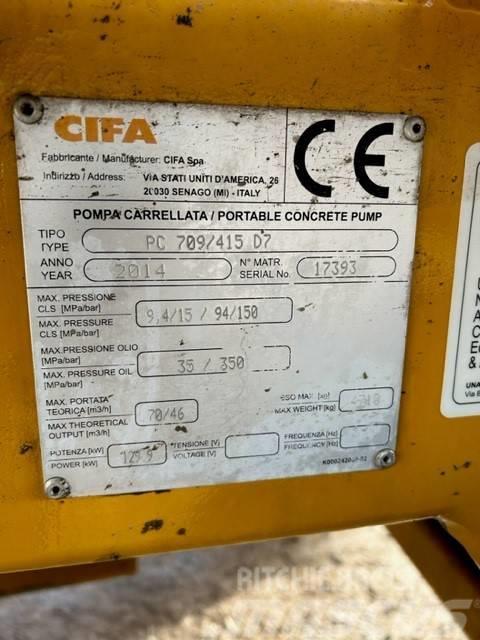 Cifa PC 709 / 415 D7 Lastbilar med betongpump