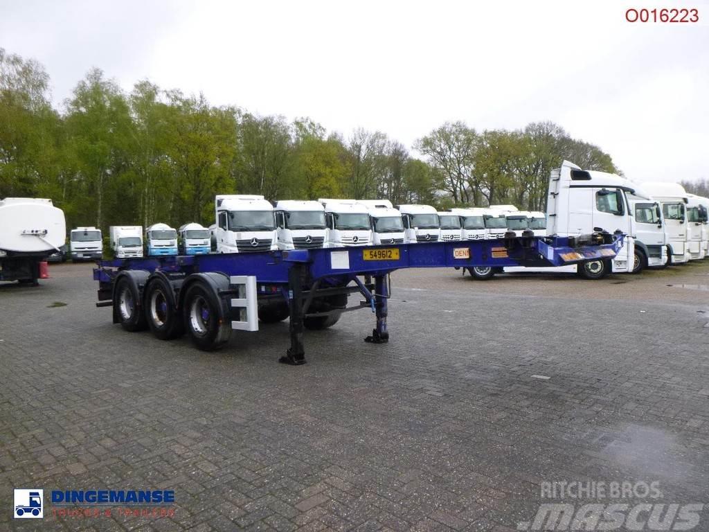 Dennison 3-axle container trailer 20-30-40-45 ft Containertrailer