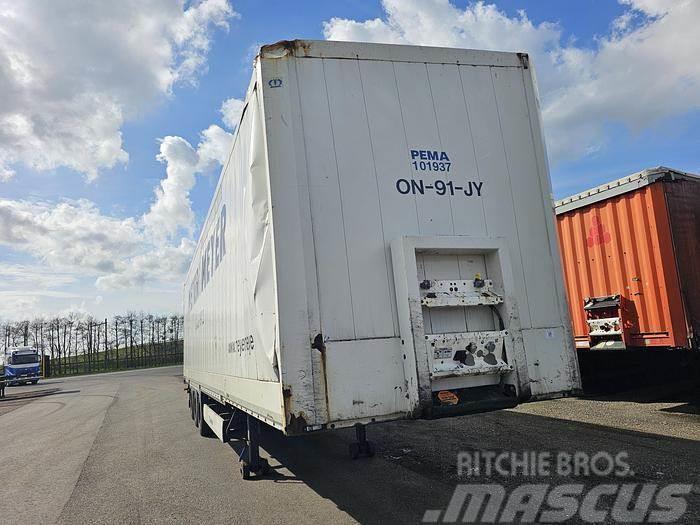 Krone sd | 3 axle mega closed box trailer| damage in fro Övriga Trailers