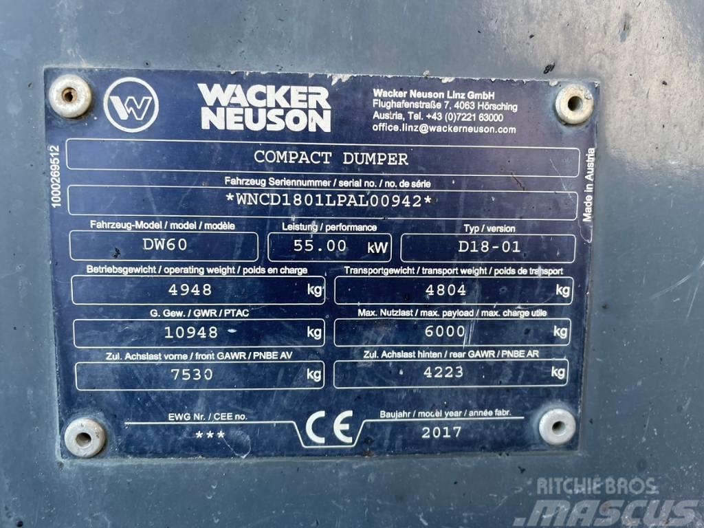 Wacker Neuson DW60 Minidumprar