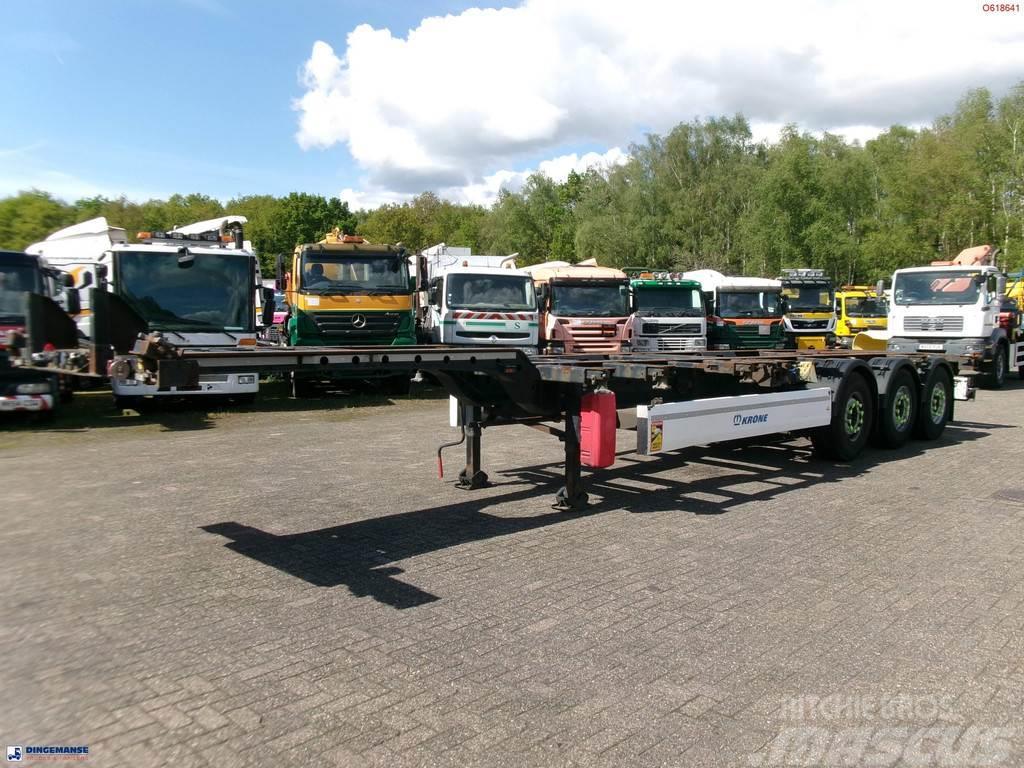 Krone 3-axle container trailer 20-30-40-45 ft DA08LNA Containertrailer