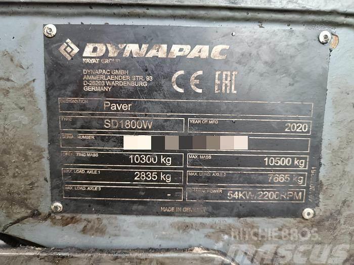 Dynapac SD1800W Asfaltsläggningsmaskiner