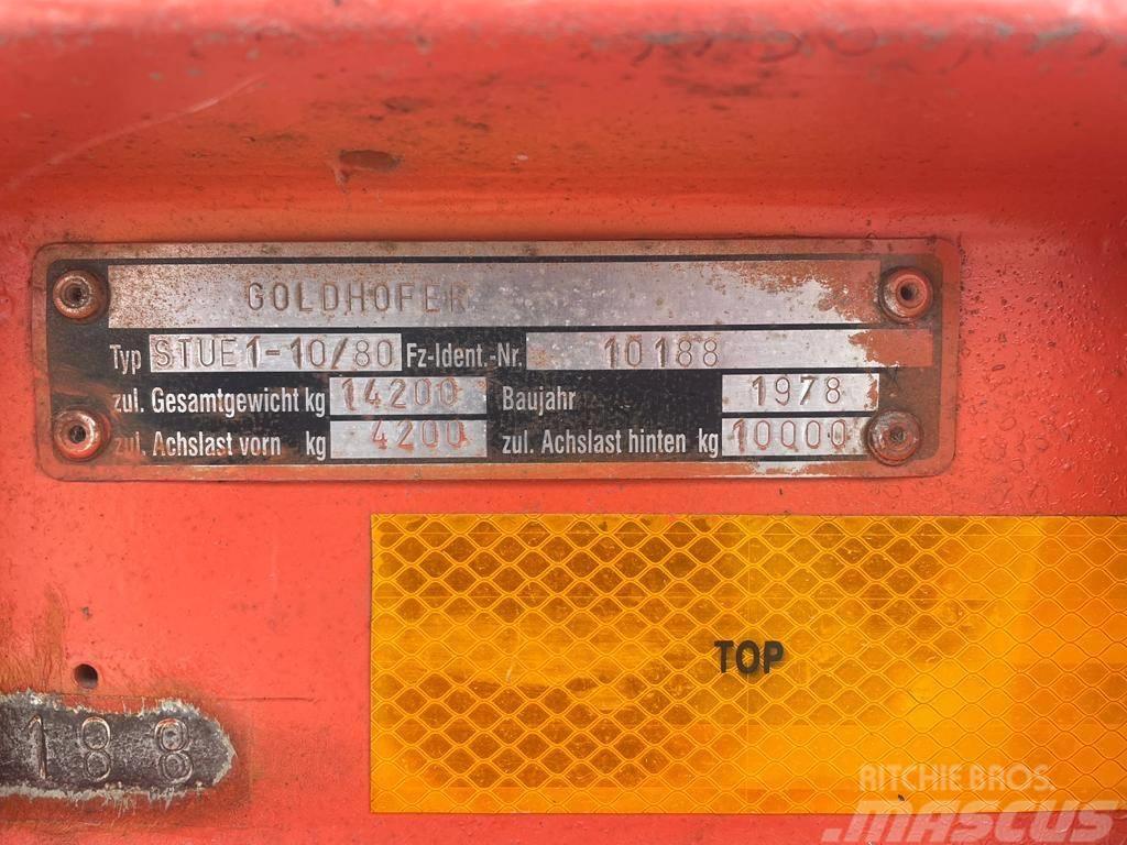 Goldhofer STUE1-10/80 Biltransporttrailer