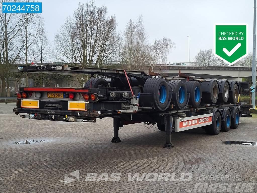  Hertoghs O3 45 Ft 3 axles 3 units 45 Ft more avail Containertrailer