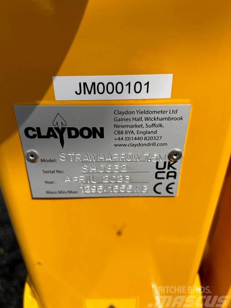 Claydon 7.5m Straw Harrow Harvar