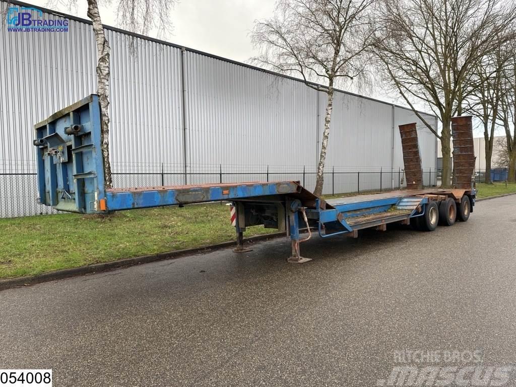 Actm Lowbed Steel Suspension, Lowbed Låg lastande semi trailer