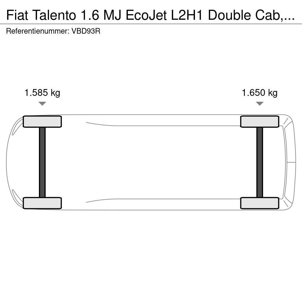 Fiat Talento 1.6 MJ EcoJet L2H1 Double Cab, Navi, Camer Lätta lastbilar